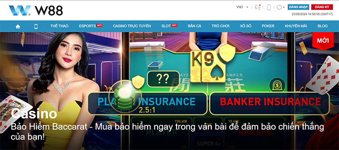 Casino trực tuyến W88